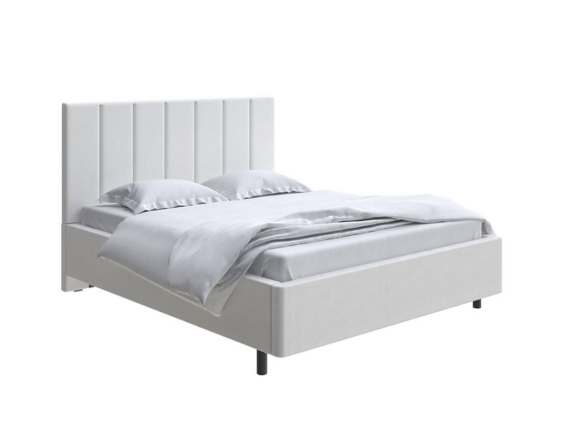 Кровать Oktava 180x200 Экокожа Коричневый - Кровать в лаконичном дизайне в обивке из мебельной ткани или экокожи.