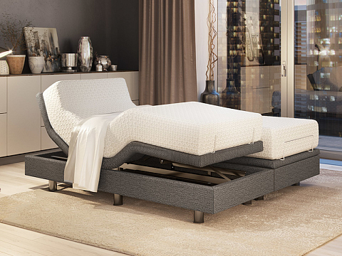Серая кровать трансформируемая Smart Bed - Трансформируемое мнгогофункциональное основание.