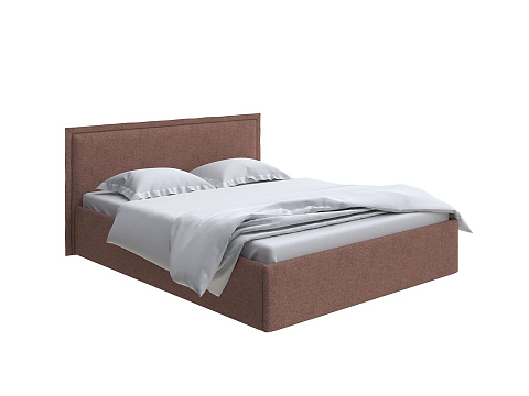 Большая кровать Aura Next - Кровать в лаконичном дизайне в обивке из мебельной ткани