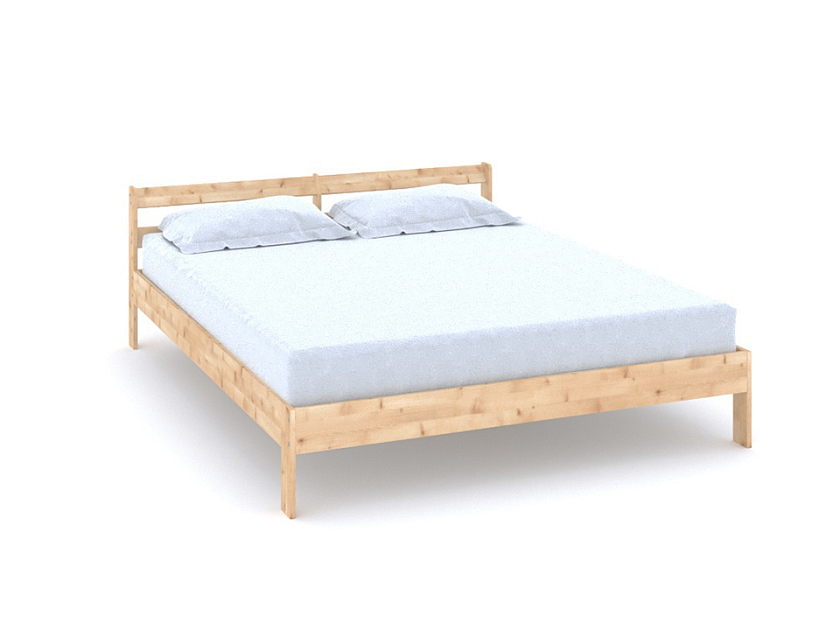Кровать Оттава 140x200 Массив (сосна) Матовый лак - Универсальная кровать из массива сосны.