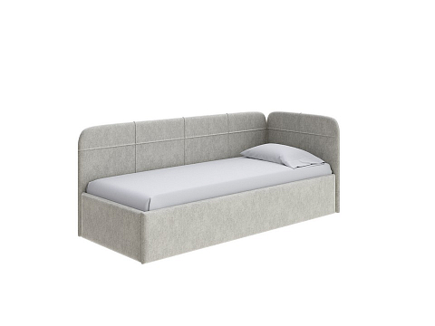 Кожаная кровать Life Junior софа (без основания) - Небольшая кровать в мягкой обивке в лаконичном дизайне.